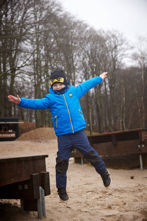 Wyprzedaż - Kurtka zimowa puchowa dziecięca Lego Wear Kid's LWJEBEL 601 niebieska (11010230-557)