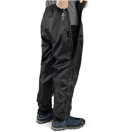 Spodnie wodoodporne męskie Viking Rainier Full Zip Man z rozpinaną nogawką outdoorowe czarne (900/25/9091/0900)