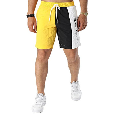 Męskie spodenki Champion Legacy BEACHSHORT w kolorze żółtym (217488YS011)