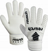 Wyprzedaż - Rękawice bramkarskie dziecięce Reusch Legacy Arrow Solid Junior białe (53/72/504/1100)