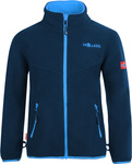 Bluza polarowa dziecięca Trollkids Kids Oppdal Jacket XT kurtka sportowa rozpinana granatowa (414-110)