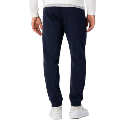 Spodnie dresowe męskie Champion Legacy Rib Cuff Pants sportowe do joggingu granatowe (218707-BS501)