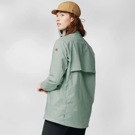 Kurtka softshell damska Fjällräven Abisko Hike Anorak W Misty Green (F87095-674)