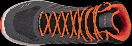 Wyprzedaż - Buty trekkingowe męskie Lowa Axos GTX Mid gore-tex graphit/flame wodoodporne (310844 7952)