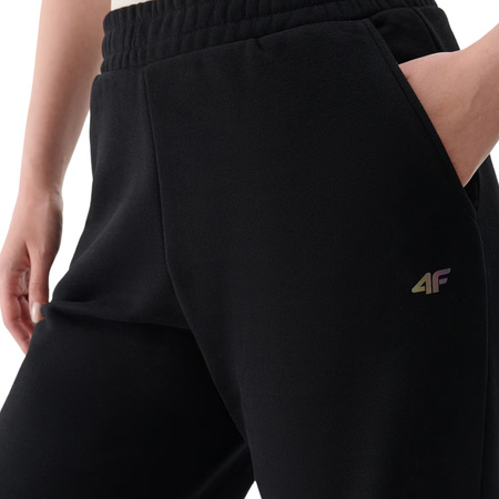 Spodnie damskie 4F głęboka czerń (4FWAW24TTROF0839 20S)