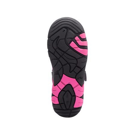 Sandały sportowe dziecięce dla chłopca/dziewczynki Trollkids Kids Kroksand Sandal anthracite/pink (266-607)