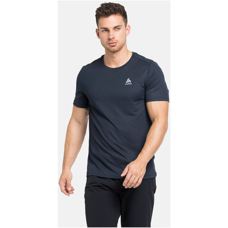 Wyprzedaż - Koszulka techniczna męska Odlo T-shirt crew neck s/s F-DRY szybkoschnąca granatowa (550822/20731)