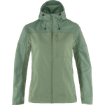 Kurtka softshell damska Fjällräven Abisko Midsummer Jacket W Jade Green-Patina Green (F89826-613-614)