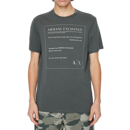 Koszulka Armani Exchange T-SHIRT Szary (3LZTHD-ZJH4Z-1839)