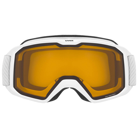 Gogle narciarskie damskie/męskie Uvex Elemnt LGL snowboardowe sportowe białe (55/0/641/1030/UNI)