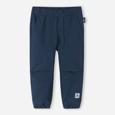 Wyprzedaż - Spodnie joggery dla dziewczynki/chłopca Reima Pants Siimes Navy anti-bite granatowe (5100192A-6980)