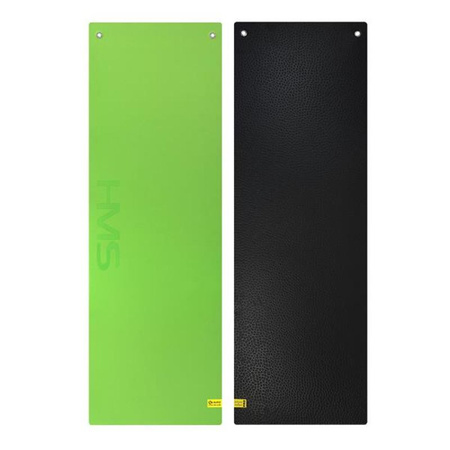 Mata fitness klubowa z otworami HMS Premium MFK03 Green-Black (17-44-280)