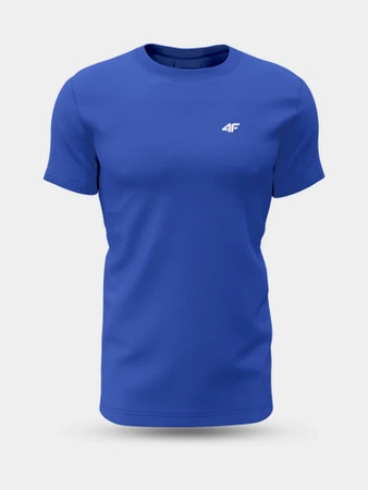Koszulka męska 4F bawełniana t-shirt 3PAK zestaw wielopak niebieski/granatowy/szary (4FWSS24TTSHM1898-91S)