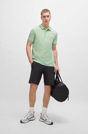 Koszulka Polo męska BOSS Paule 4 Open Green slim fit zielona (50506195-388)