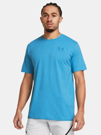 Koszulka treningowa męska Under Armour t-shirt z krótkim rękawem sportowa niebieska (57848/1326799-814)