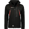 Kurtka softshell męska Geographical Norway TECHNO BLACK BS3 MEN 007 czarna (WR440H-GN-BLACK)