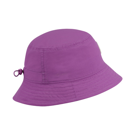 Czapka na lato dziecięca dla dziewczynki Trollkids Girls bucket Hat mallow pink (647-242)