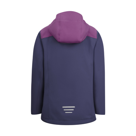 Kurtka przeciwdeszczowa dziecięca dla dziewczynki Trollkids Girls Bergen Jacket violet blue/mallow pink (611-111)