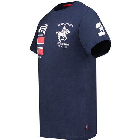T-Shirt Geographical Norway JEQUESTRE MEN 254 granatowy męska (SY1305H/GN-Navy)