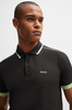 Koszulka Polo męska BOSS Paddy 1 Charcoal regular fit czarna (50512995-016)