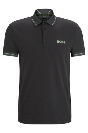 Koszulka Polo męska  BOSS Paule 1 Charcoal slim fit szara (50512892-016)