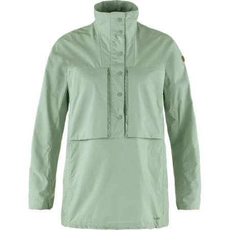 Kurtka softshell damska Fjällräven Abisko Hike Anorak W Misty Green (F87095-674)