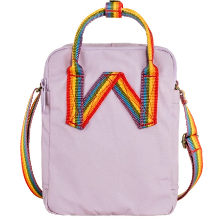 Torba na ramię Fjällräven Kånken Rainbow Sling Pastel Lavender-Rainbow Pattern (F23623-457-907)