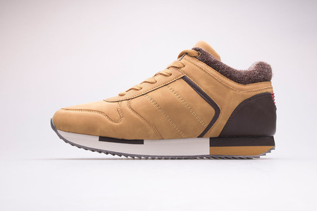 Buty męskie LEE COOPER yellow || brown (LCJ-21-29-0643M)