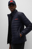Kurtka męska Hugo Boss hydrofobowa slim fit granatowa (50468719-405)