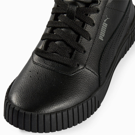 Wyprzedaż - Sneakersy damskie Puma Carina 2.0 Mid wysokie czarne (385851-01)