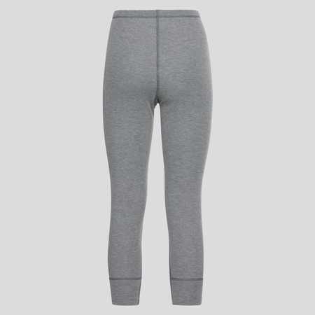 Wyprzedaż - Legginsy termoaktywne damskie 3/4 Odlo Active Warm Eco spodnie sportowe do łydki szare (159131/10183)