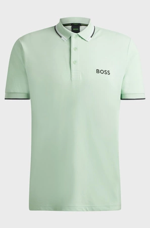 Koszulka Polo męska Boss Paddy Pro Open Green regular fit zielona (50469102-388)