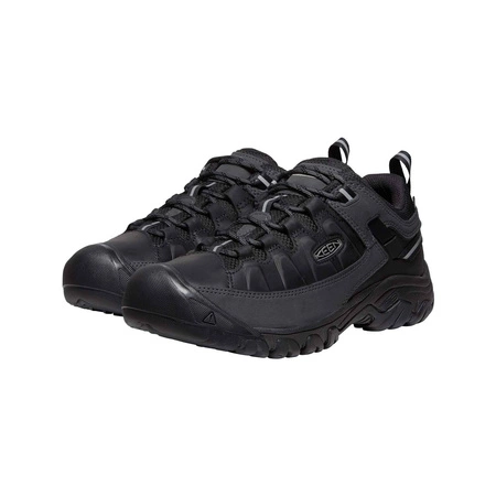 Buty trekkingowe męskie KEEN TARGHEE III WP TRIPLE BLACK skórzana membrana (KE-1028128)