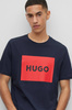 Wyprzedaż - Koszulka T-shirt męska Hugo Boss na lato granatowa (50467952-405)