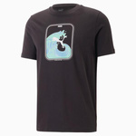 Czarny T-shirt Puma Graphic Wave (674483-84)