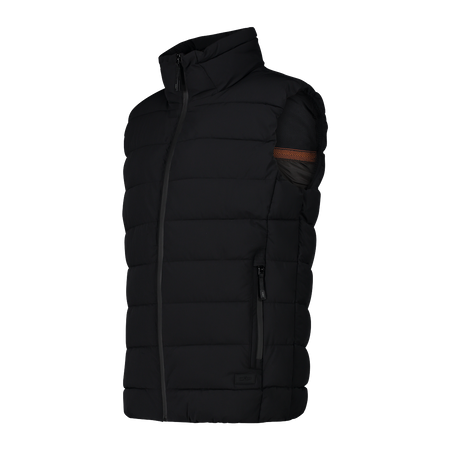 Wyprzedaż - Kamizelka ocieplana męska CMP bezrękawnik sportowy zimowy czarny (34K0757/U901)