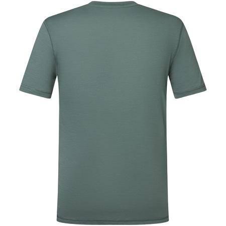 Koszulka termoaktywna z krótkim rękawem męska SUPER.NATURAL M Sierra 140 Tee zielona (SNM019400/531)