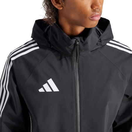 Kurtka męska adidas Tiro 24 Rain czarno-biała (IJ7390)