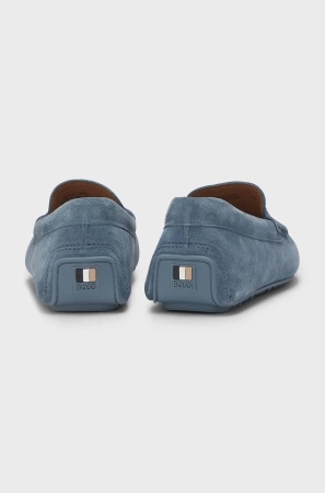 Buty BOSS otwarte niebieskie Noel Mocc sdpeb (50541750-460)