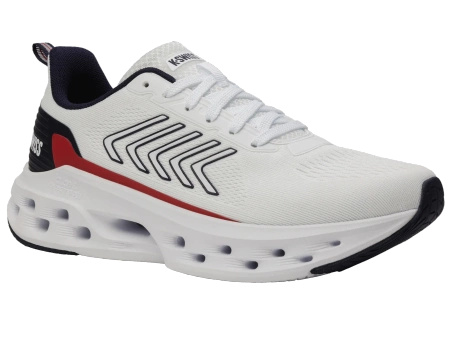 Męskie sneakersy K-Swiss MELROSE TUBES LITE WHITE/NAVY/RED-M (04494-130-M)