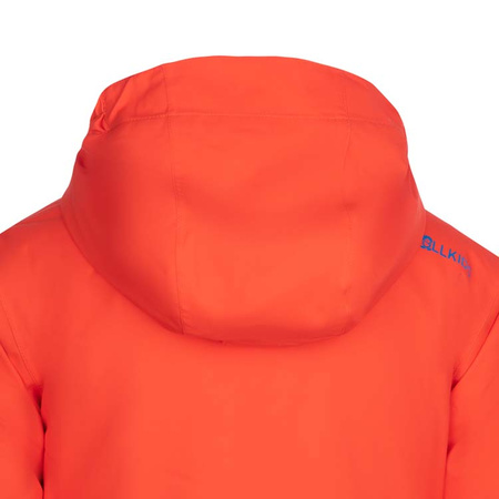 Kurtka zimowa dziecięca Trollkids Kids Hallingdal Jacket outdoorowa pomarańczowa/granatowa (226-705)