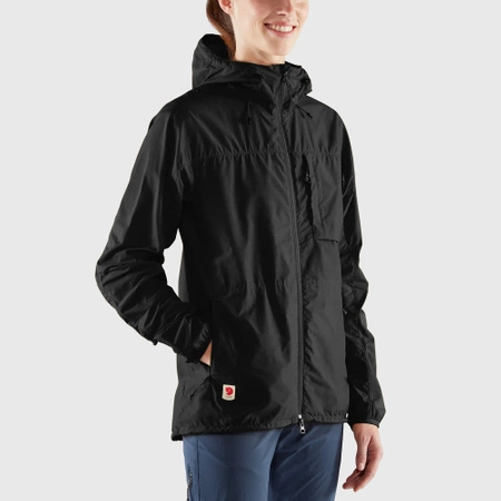 Kurtka softshell damska Fjällräven High Coast Wind Jacket W Black (F83516-550)