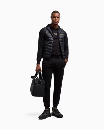 Kamizelka puchowa męska EA7 Emporio Armani sportowa ocieplana czarna (8NPQ06-PNGPZ-0208)