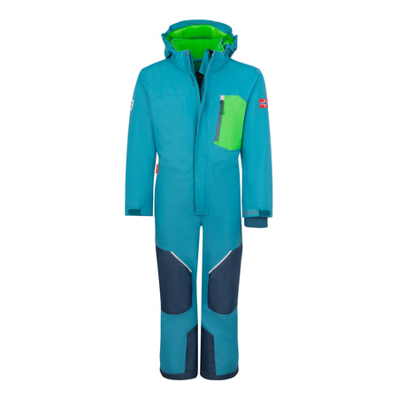 Kombinezon śnieżny dziecięcy Trollkids Kids Isfjord Snowsuit XT zimowy niebieski (639-104)