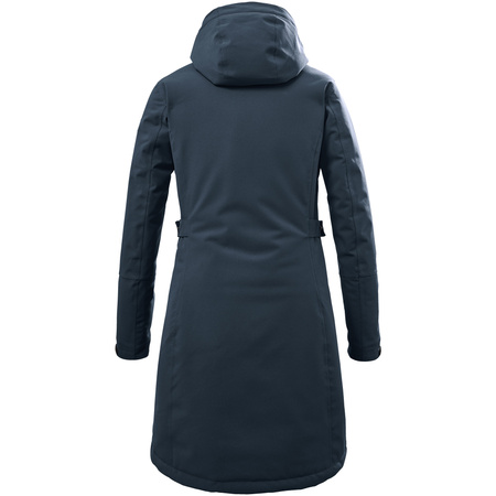 Parka damska z kapturem Killtec KOW 165 wodoodporna i wiatroszczelna granatowa (37726/834)
