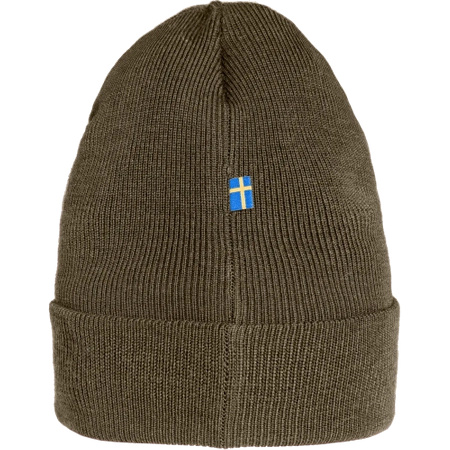 Czapka beanie Fjällräven Classic Knit Hat Dark Olive (F77368-633)