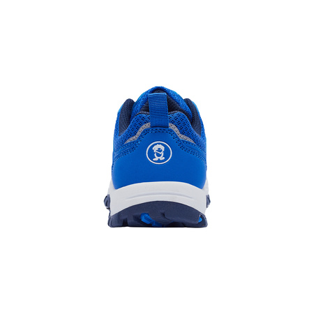 Buty hikingowe dziecięce dla chłopca/dziewczynki Trollkids Kids Sandefjord Hiker Low glow blue/white (253-168)