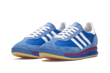 Buty sportowe męskie Adidas SL 72 RS blue sneakersy trampki zamszowe niebieskie (IG2132)