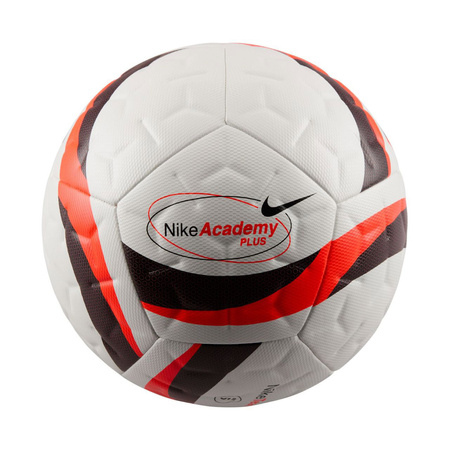 Piłka nożna Nike Academy Plus biało-pomarańczowo-czarna (HV6261 100)