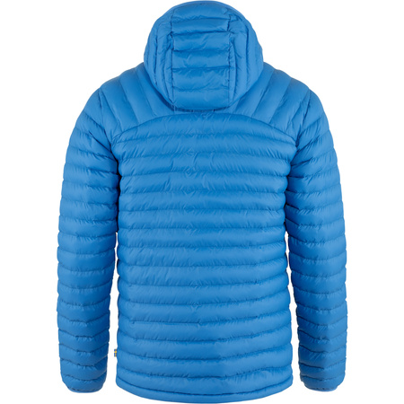 Wyprzedaż - Kurtka zimowa z kapturem męska Fjällräven Expedition Lätt Hoodie M UN Blue puchowa niebieska (F86119-525)